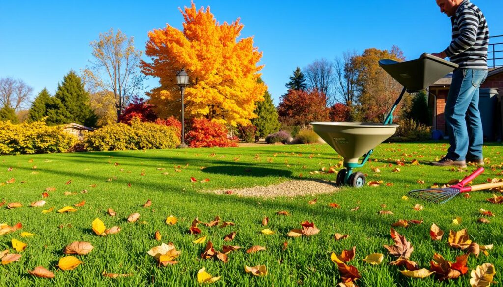 Fall fertilizing techniques